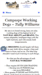 Mobile Screenshot of campaspeworkingdogs.com